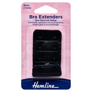 Nortexx Bra Extenders 2 HOOKS 38MM- VARIOUS COLOURS