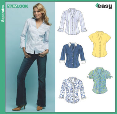 NEW LOOK 6439 MISSES' KNIT TUNIC WITH LEGGINGS Easy Sewing pattern