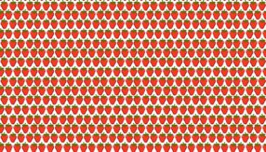 Makower Juicy Strawberries Cotton Fabric
