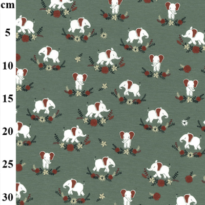 elephant jersey fabric