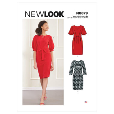 N6701, New Look Sewing Pattern Misses' Set of One-Shoulder Tops