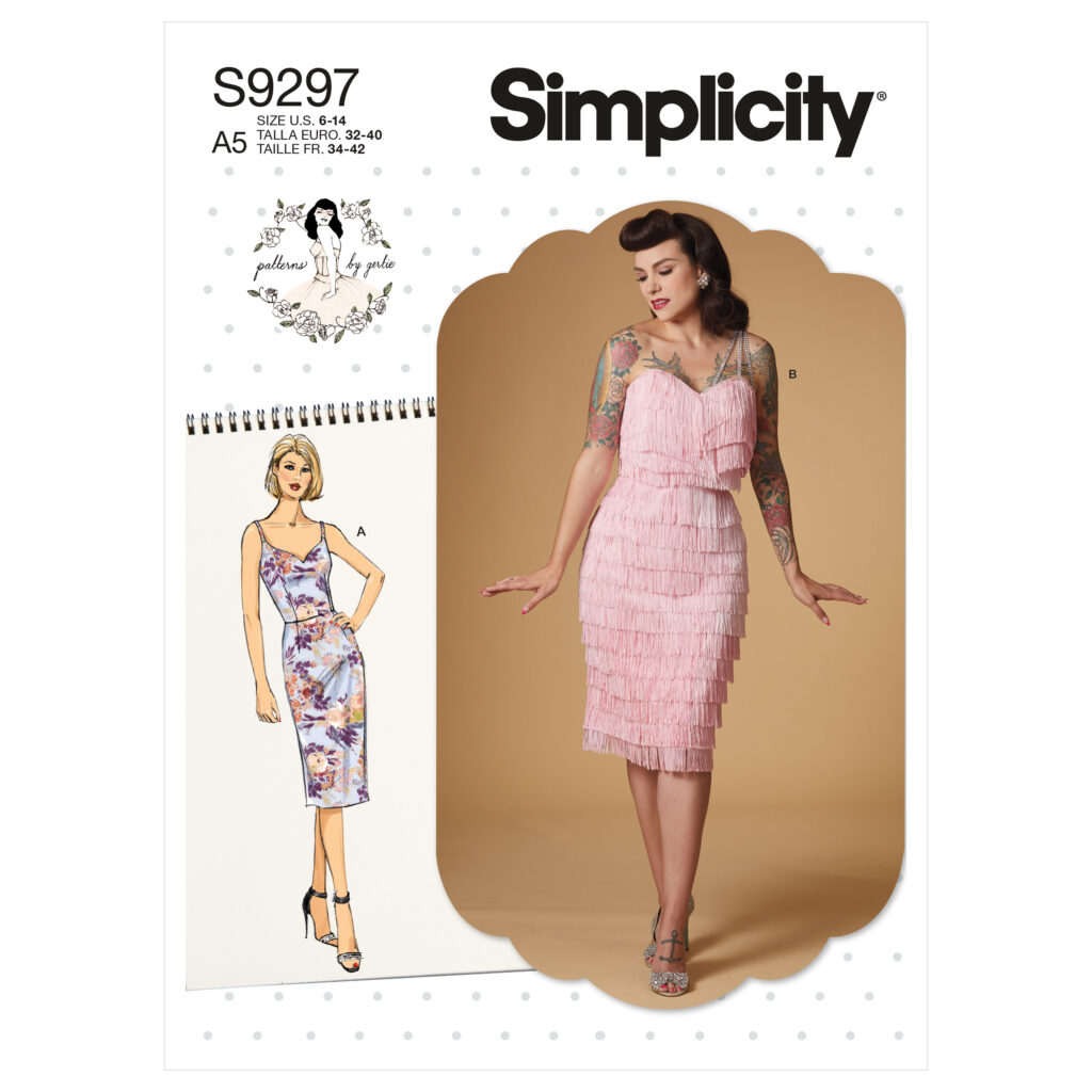 Simplicity 9297 Sewing Pattern Remnant House Fabric 