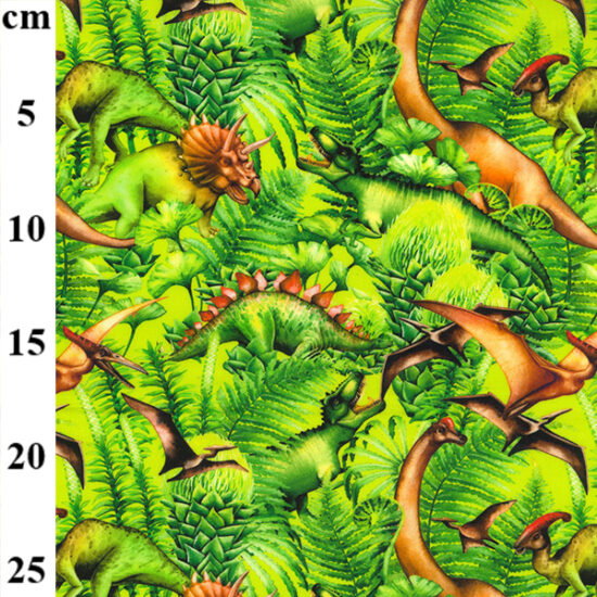 Jurassic Cotton Fabric | Remnant House Fabric