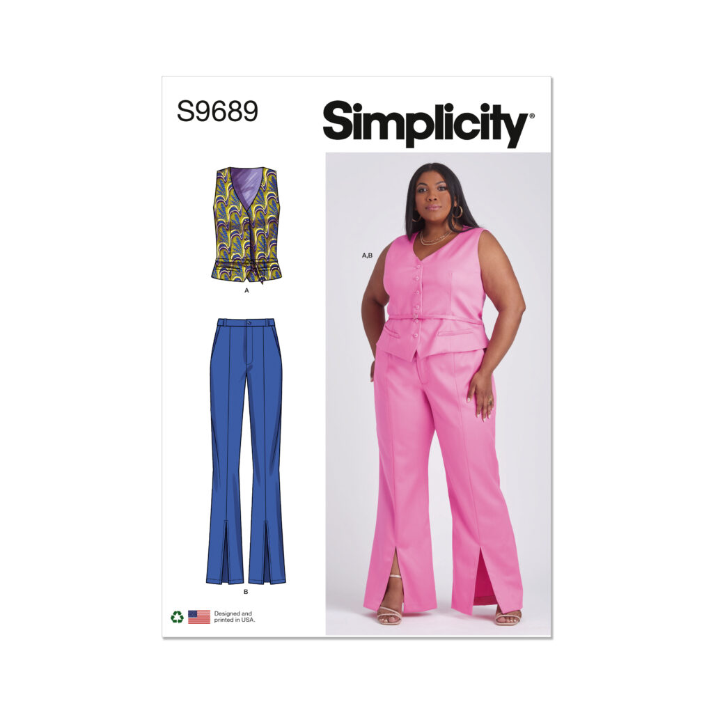 Simplicity Sewing Pattern S9689 Misses' and Women's Waistcoat and ...