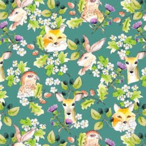 Country Walk Debbie Shore Through The Trees Fabric | Remnant House Fabric