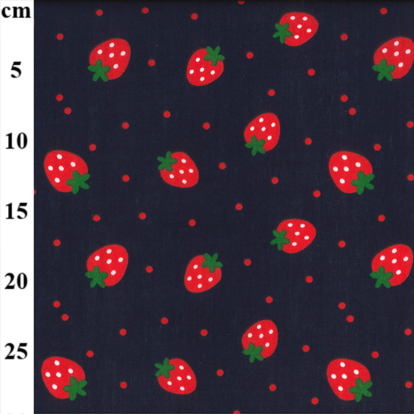 Fraise Poly Cotton Fabric | Remnant House Fabric